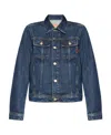 Diesel Zip Up Denim Jacket In Blue