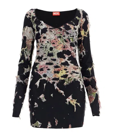 DIESEL LONG-SLEEVED DRESS