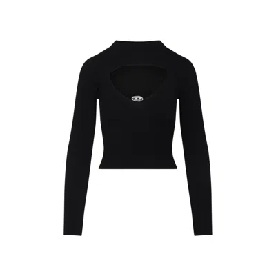 DIESEL DIESEL LONG-SLEEVED FITTED WOOL TOP