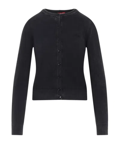 DIESEL LONG-SLEEVED KNITTED CARDIGAN