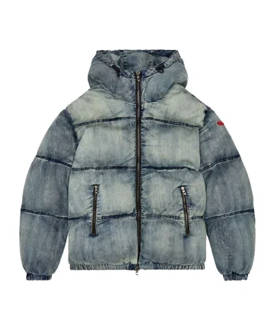 Diesel W-mons Jacket In Blue