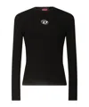Diesel K-zackary-round Sweater In Black