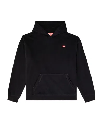 Diesel Long-sleeved Sweater In Black