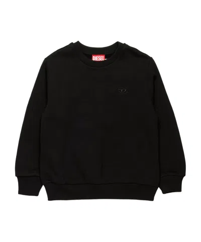 Diesel Long-sleeved Sweater In Black