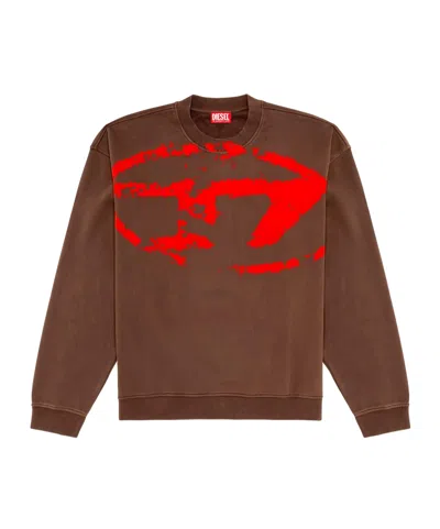 Diesel Long-sleeved Sweater In Green