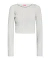 Diesel Long-sleeved Sweater In White