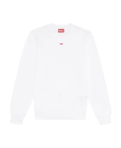 Diesel Long-sleeved Sweater In White