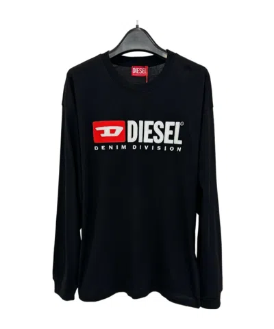 Diesel Long-sleeved T-shirt In Black