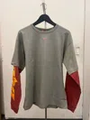 Diesel Long-sleeved T-shirt In Gray