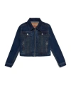Diesel Long-sleeved Zip-up Denim Jacket In Blue