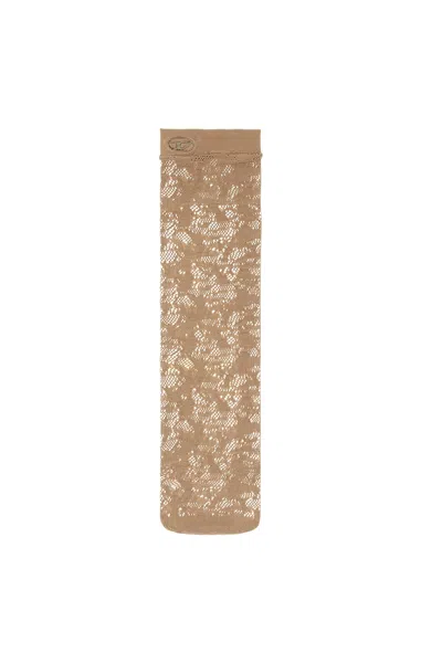 Diesel Long Socks In Camo Lace