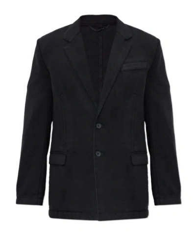 Diesel Long-sleeve Blazer In Black