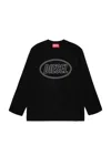 Diesel Scircle Over Sweatshirt In Black