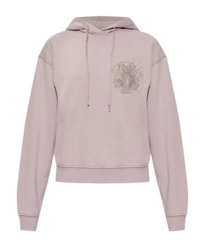Diesel Long-sleeved Sweatshirt In Pink