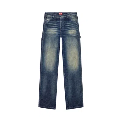 Pre-owned Diesel Loose Fit Jeans Jeans 'blue' | Men's Size 33
