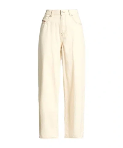 Diesel Loose Straight-leg Jeans In White