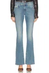 Diesel 1969 D-ebbey Low-rise Slim-fit Bootcut Jeans In Light Blue