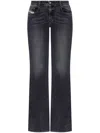 Diesel Straight Leg Trousers Five Pockets In Gray