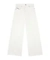 Diesel Tief Sitzende Wide-leg-jeans In White