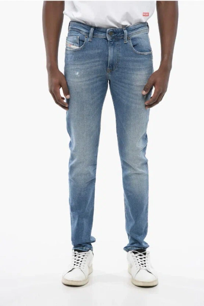 Diesel Low Waist Skinny Fit 1979 Sleenker-r Jeans 15cm L32 In Blue