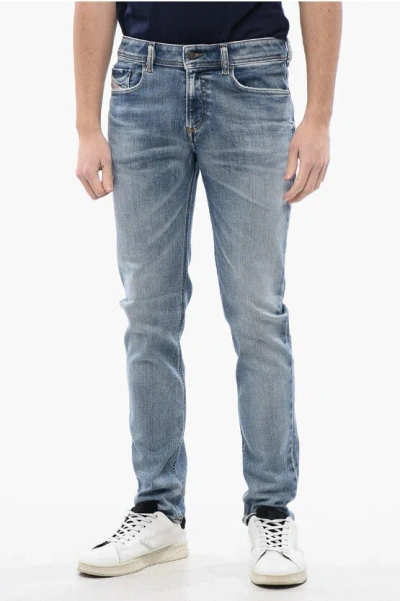 Diesel Low Waisted Skinny Fit 1979 Sleenker Jeans 15cm L.32 In Blue