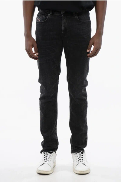 Diesel Low Waisted Skinny Fit 1979 Sleenker Jeans 15cm L.32 In Black