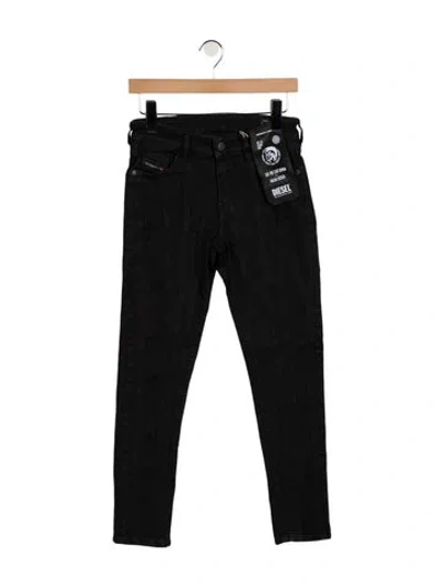 Pre-owned Diesel Low-rise Skinny Leg Jeans In Black