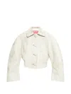Diesel L'raya Buttoned Jacket In White