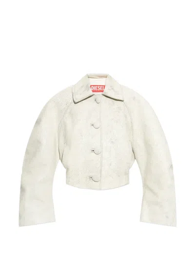 Diesel L'raya Buttoned Jacket In White