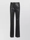 Diesel Lumys Flared Leg High Waist Trousers In Black