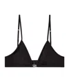 Diesel Luna Logo Triangle Bra In Black