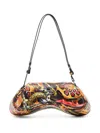 Diesel Lunar New Year Of The Snake Cny Play Cross Body Bag In Schwarz