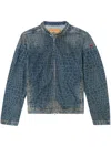 Diesel Lunar New Year Of The Snake D-glory Jacket In Blue