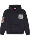 Diesel Lunar New Year Of The Snake S-boxt Hoodie In Black
