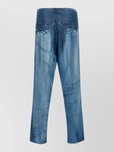 Diesel Askar L Fsi Jeans Tie Dye Pattern In Blue