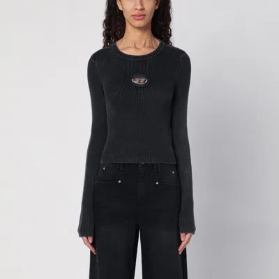 DIESEL DIESEL  M-ANCHOR-A BLACK T-SHIRT