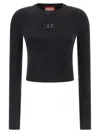 Diesel T-uncutie-long-d T-shirt In Black