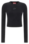 Diesel T-uncutie-long-d T-shirt In Black