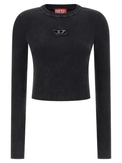 Diesel 'm-anchor-a' Sweater In Black