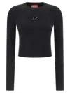 Diesel T-uncutie-long-d T-shirt In Gray