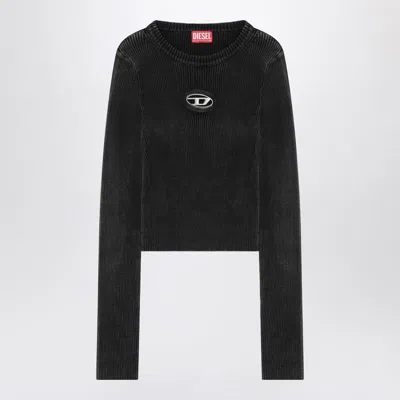 Diesel M-anchor-a T-shirt In Black