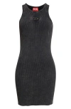 Diesel Cotton Dress In Black