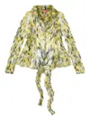 Diesel M-annaine Cardigan In Yellow