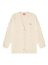Diesel M-areela Cardigan In Neutral