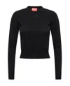Diesel M-areesa Logo-plaque Jumper In Black
