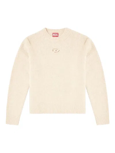 Diesel M-areeta Sweater In Neutral