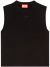 Diesel M-argarin Knitted Top In Black