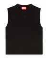 Diesel M-argarin Knitted Top In Black