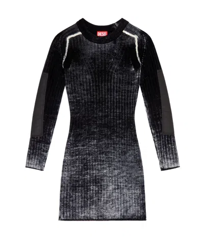 Diesel M-artista Dress In Black