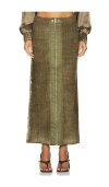 Diesel M-asi Skirt In 그린
